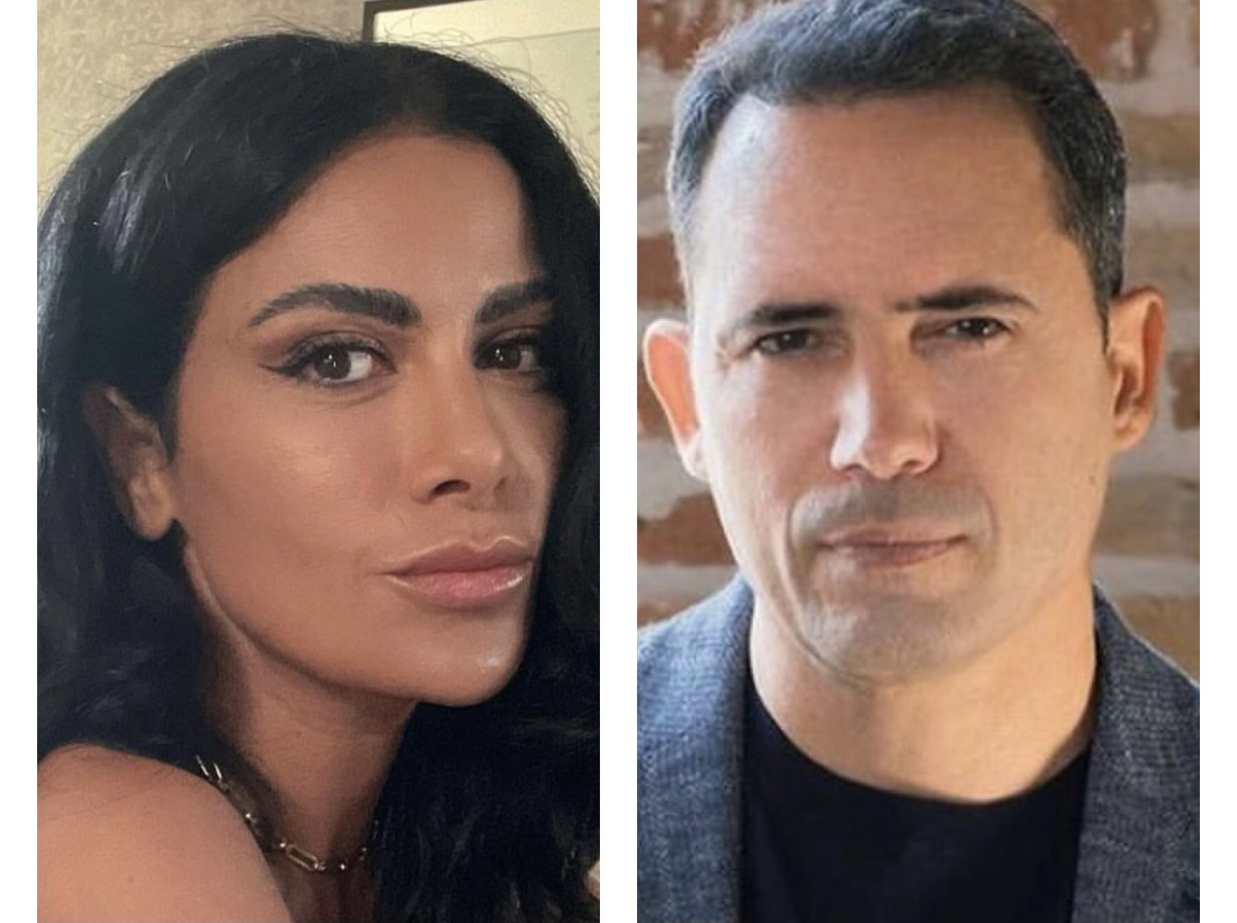 صبا مبارك وظافر العابدين يروجان لـ" انف وثلاث عيون"