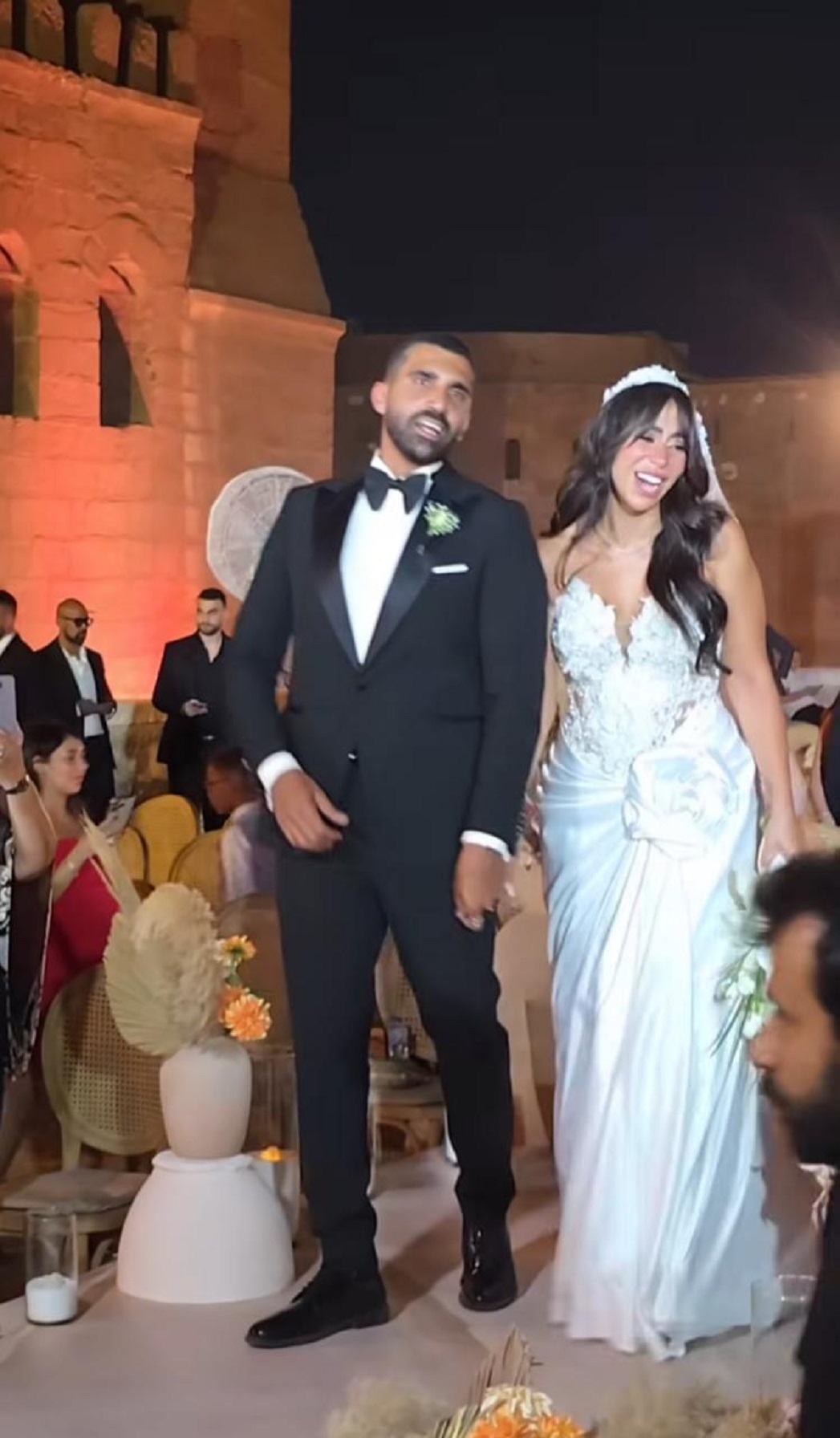 ماهيتاب المصري وعريسها